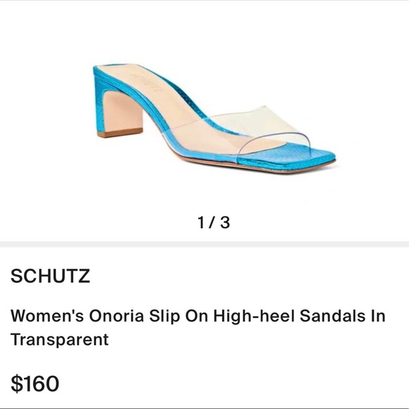 Schutz slip on sandals. - Picture 2 of 6